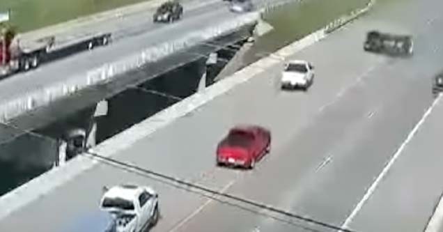 car crash on highway