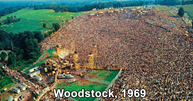 woodstock crowd- Woodstock 1969