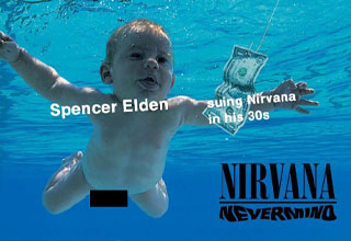 Spencer Elden, known almost exclusively for being the baby on the cover of Nirvana's iconic album, Nevermind, <strong><a href="https://www.ebaumsworld.com/articles/nirvana-baby-sues-band-alleges-child-pornography/86970336/
">is suing just about everyone he can think of</a></strong> over what he deems child sexual exploitation, going so far as alleging the album constitutes child pornography. 
<br>
<br>
Unfortunately for Spencer Elden, the fact that he's routinely re-enacted the exact photo shoot (sometimes for money) numerous times throughout the years hasn't gone over well on Twitter where the equivalent of a Spencer Elden pinata is currently being sacrificed to the gods of internet rage. 





