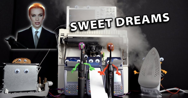 sweet dreams cover by electronic devices