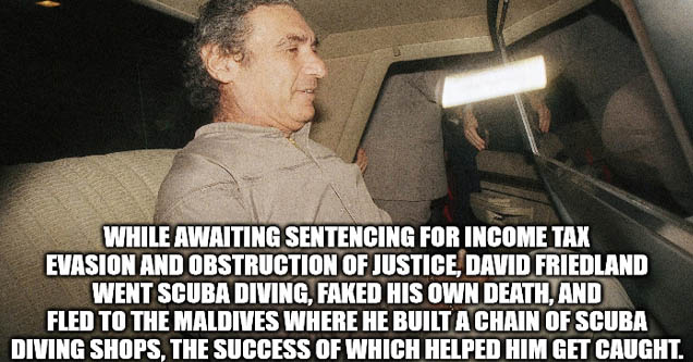 hickory house restaurant - While Awaiting Sentencing For Income Tax Evasion And Obstruction Of Justice, David Friedland Went Scuba Diving, Faked His Own Death, And Fled To The Maldives Where He Built A Chain Of Scuba Diving Shops, The Success Of Which Hel