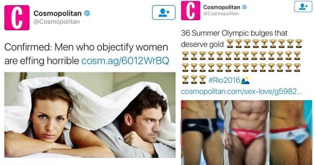 men who objectify women - C Cosmopolitan Cosmopolitan C Cosmopolitan 36 Summer Olympic bulges that Confirmed Men who objectify women deserve gold Il are effing horrible cosm.ag6012WrBQ Yyy 2016 cosmopolitan.comsexlove95982... 82214, 8516,