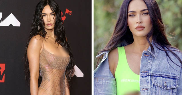 megan fox VMA | megan fox jean jacket