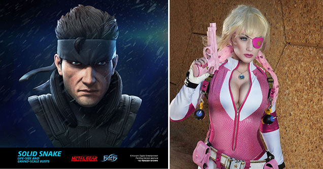 video game characters cosplayers love to make sultry -  Solid Snake -  sexy cosplay