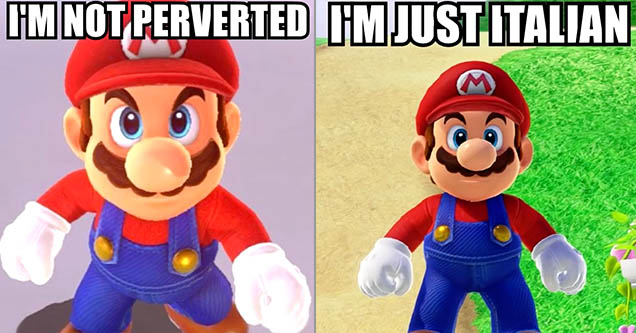 I'm not perverted I'm just Italian meme - Gianni Matragrano