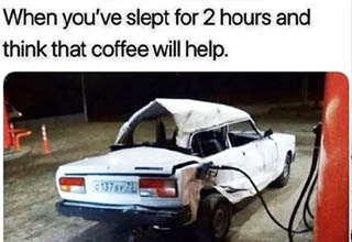 59 of the best <strong><a href="https://www.ebaumsworld.com/pictures/30-funny-coffee-memes-to-add-to-breakfast/86423373/
">coffee memes</a></strong> to celebrate the overly-caffeinated in your world on October 1. The addiction is real but that froo-froo dessert coffee is NOT so take a big sip of the black stuff and enjoy these.




