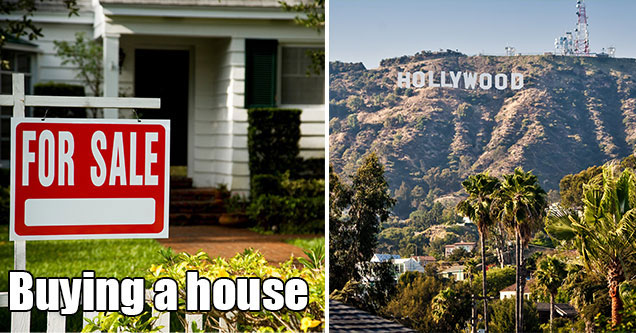 things that used to be great -  buying a house -  Hollywood