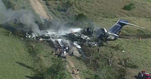 a plane crash in texas