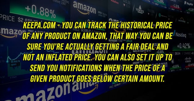 amazon stock background - Keepa.com - You can track the historical price of any product on Amazon, that way you can be sure you're actually getting a fair deal and not an inflated price. You can also set it up to send you notifications when the price of a