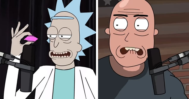 Rick Sanchez | animated Joe Rogan