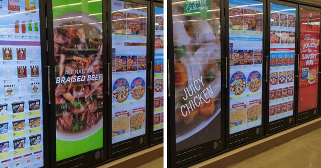 Walgreens' new video screen doors