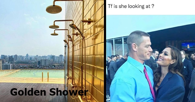 golden shower and john cena