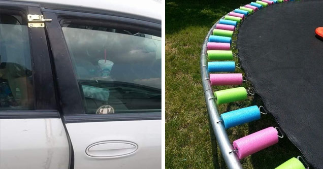 vehicle door - 0 | trampoline with pool noodles