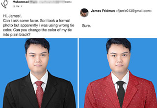 The legendary <strong><a href="https://www.ebaumsworld.com/pictures/37-people-trolled-by-the-photoshop-master/86994343/" target="_blank">James Fridman</a></strong> strikes again! At this point, I'm guessing people who submit HAVE to know what they're getting.