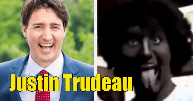 offensive halloween costumes -  BlackFace Justin Trudeau