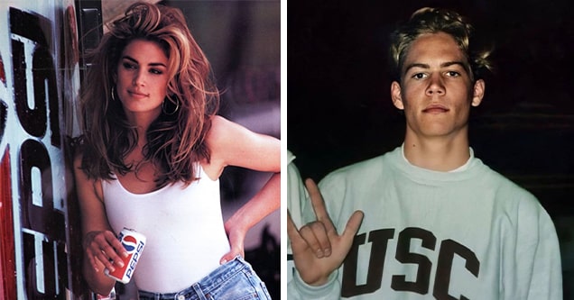 cindy crawford and paul walker