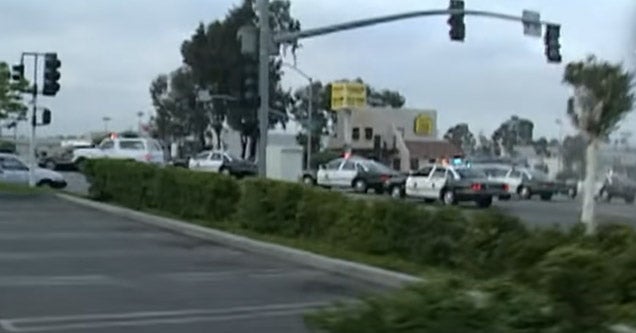 a stolen tank driven through san diego