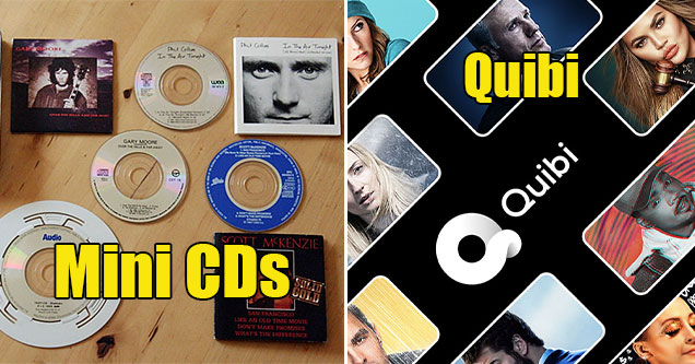 things that didn't live up to the hype - Mini CDs -  Quibi