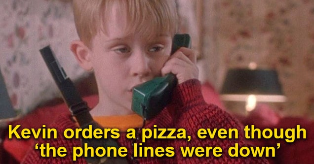 home alone phone lines