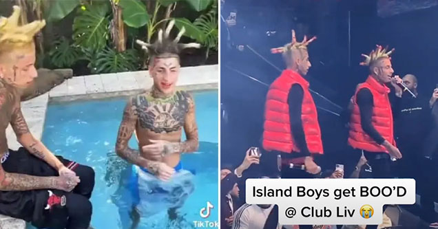 'Island Boys' Get Booed At First Live Show - Wow Video | eBaum's World