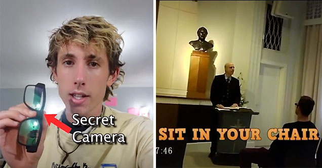 Alleged Scientology Recording is stranger than fiction - hidden camera -  sit in your chair