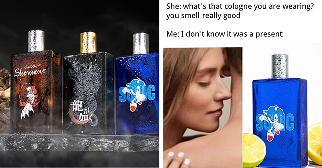 sega colognes sonic