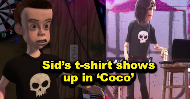 sid toy story reference in coco