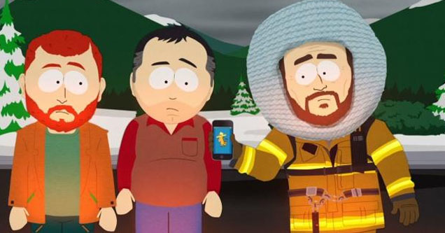 Scene from 'South Park' making fun of NFT community