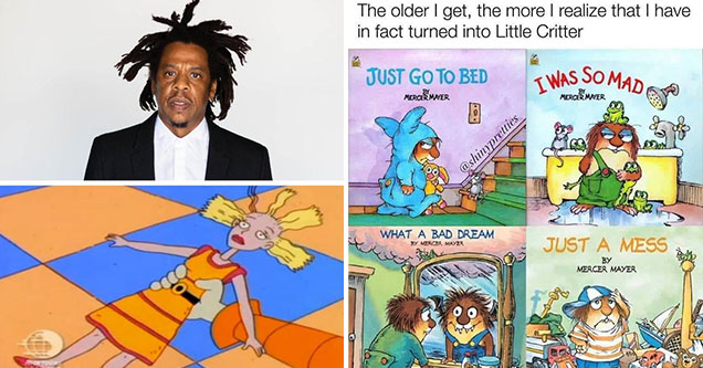 funny memes -  Little Critter child's book meme -  Jay Z -  hair doll from rug rats