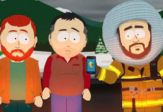 Scene from 'South Park' making fun of NFT community