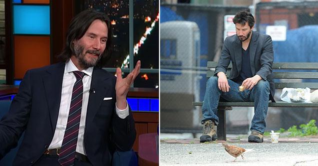 Keanu reeves talks about the sad keanu meme