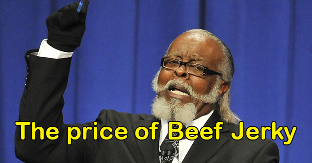 things that are too damn expensive -  beef jerky