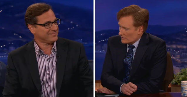 Bob Saget makes Conan O'Brien feel slightly uncomfortable