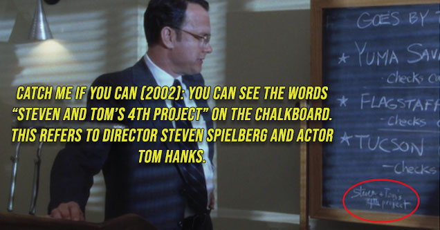 catch me if you can chalkboard - In Catch Me If You Can 2002, you can see the words