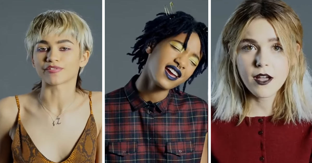 Zendaya, Willow Smith, Kiernan Shipka read lyrics from David Bowie's 'Changes'