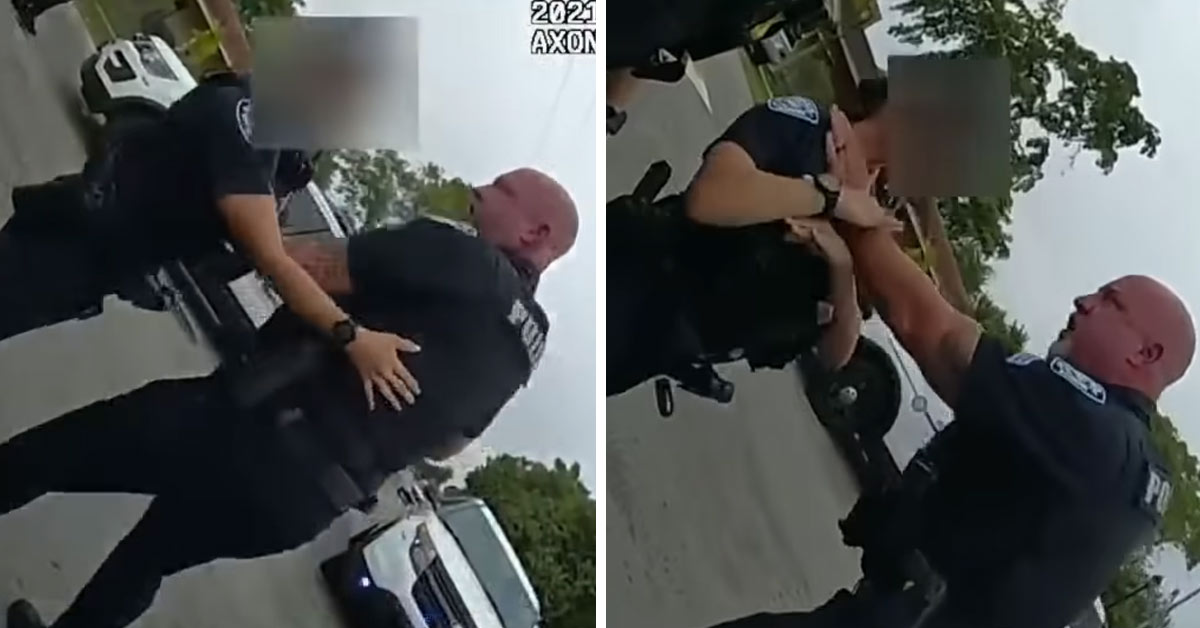 Sgt. Christopher Pullease chokes out female officer for trying to curb his use of excessive force