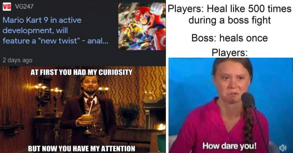 funny gaming memes - anal super mario -  boss fight healing