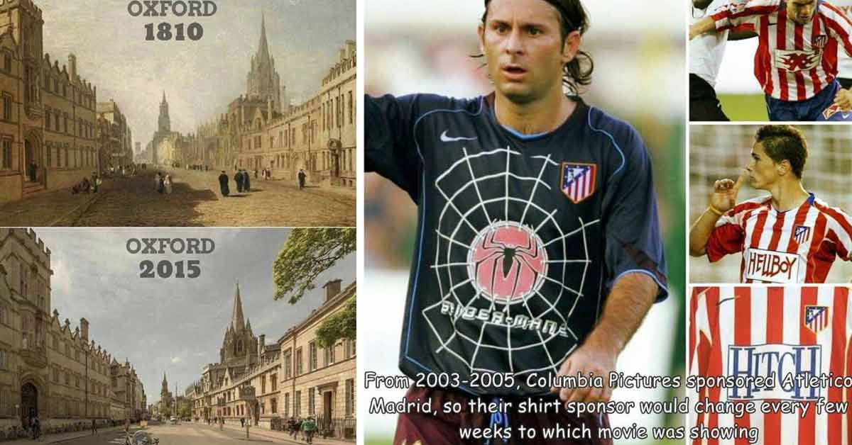 high street, oxford - Oxford 1810 1 Oxford 2015 | atletico madrid columbia pictures shirts - Hellboy Ta M. E2ERDANA From 20032005, Columbia Pictures Sponsored Atletico Madrid, so their shirt sponsor would change every few weeks to which movie was showing