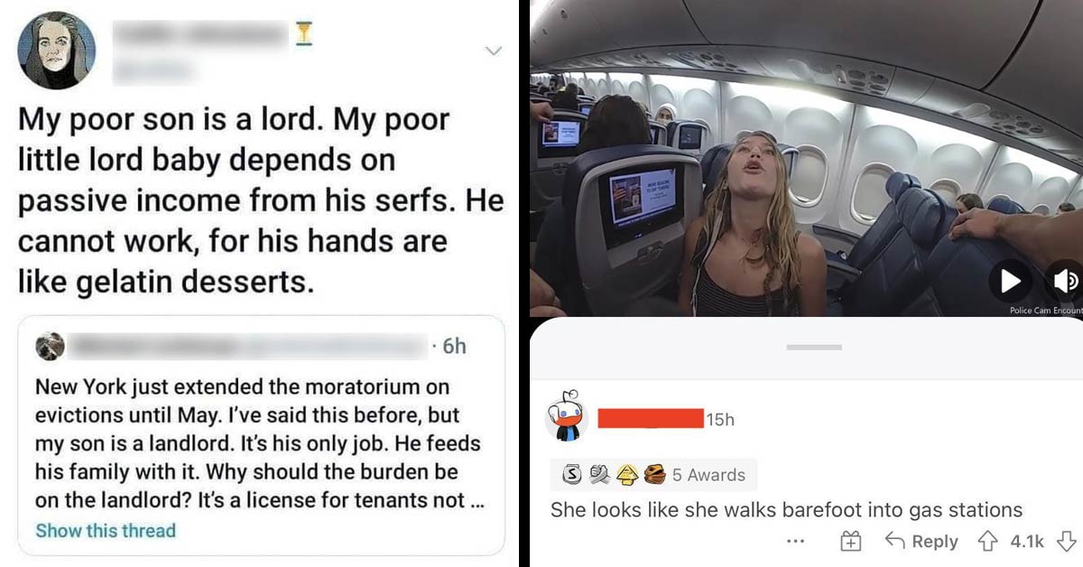 a collection of funny and savage comments that left people knocked down a peg