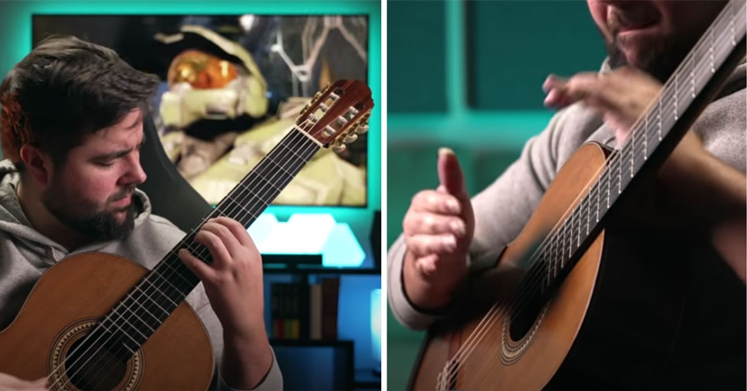 classical guitar halo theme