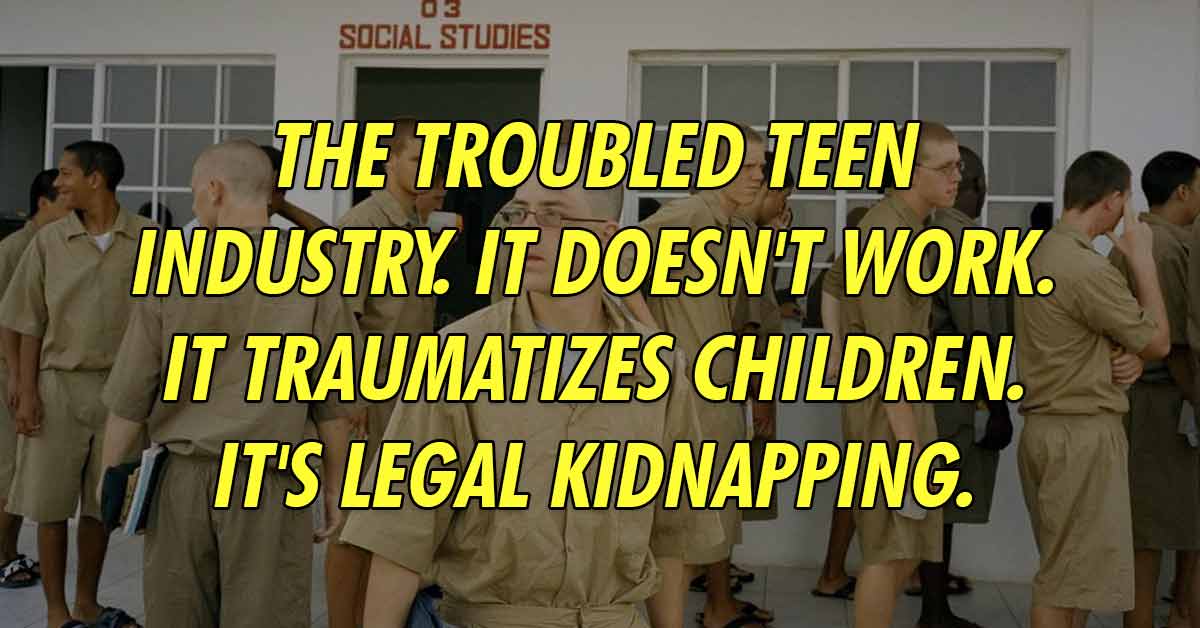 therapeutic boarding school - 03 Social Studies 3 The troubled teen industry. It doesn't work. It traumatizes children. It's legal kidnapping.I hope more attention comes to it and something happens. They're a business and the goal is to make money, not he