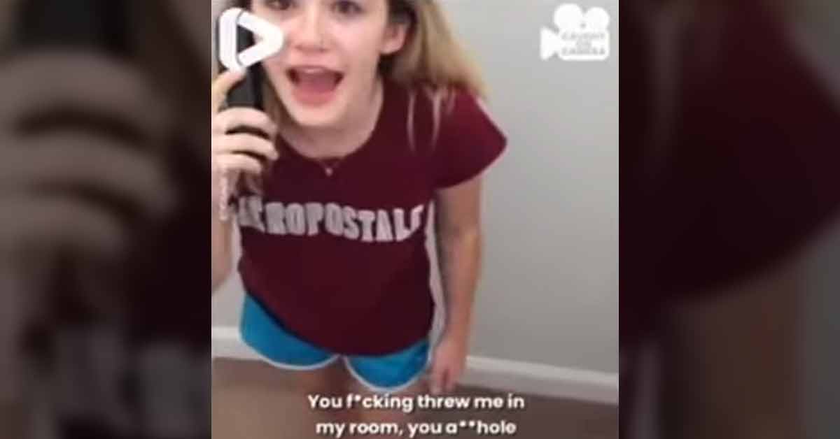 Cheating gf freaks out