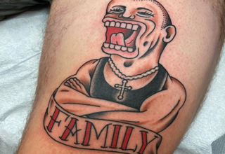 <p>Why would anyone get this? Do you people not realize <strong><a href="https://www.ebaumsworld.com/pictures/25-tattoos-of-instant-regret/85808142/" target="_blank">tattoos</a></strong> are forever? That or some very expensive and not entirely comfortable procedures during which your tattoo will look even worse. Choose wisely.</p>