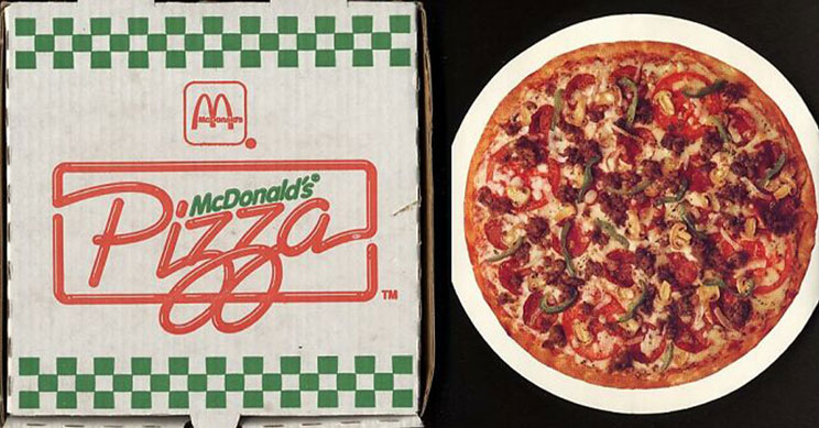 pizza from McDonald's