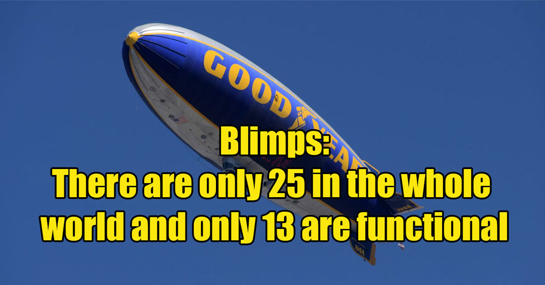 rare things - Blimps - only 13 working in the whole world