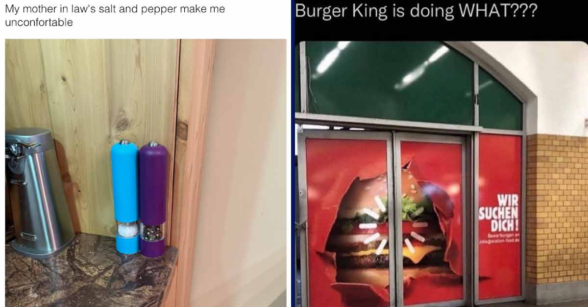 floor - My mother in law's salt and pepper make me unconfortable | german burger king meme - Burger King is doing What??? Wir Suchen Dich! Bewertungen pagalities