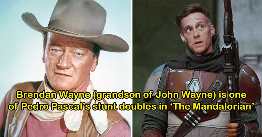 John Wayne's grandson is a stunt double for the mandalorian