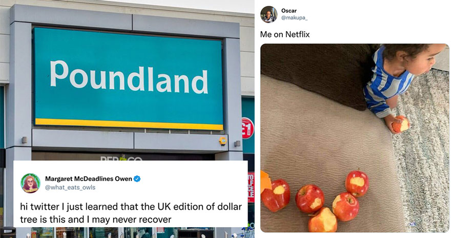 netflix and poundland tweets