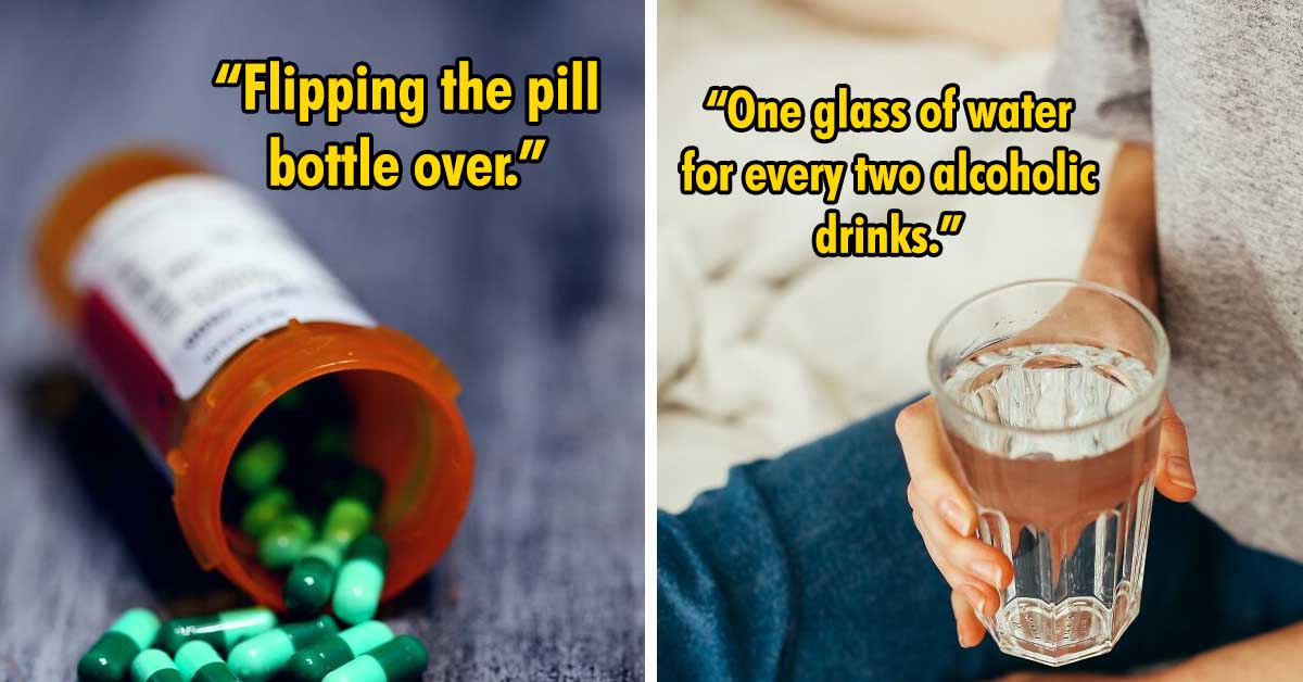 life hacks about medication, drinking