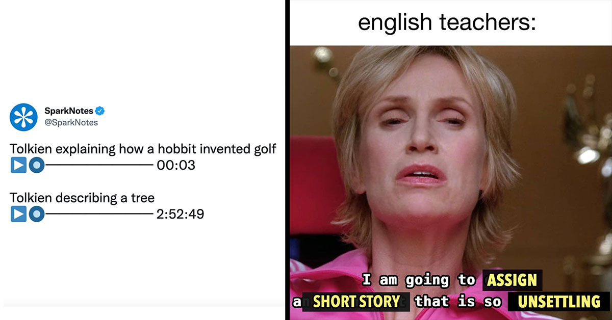 teacher and tolkien memes